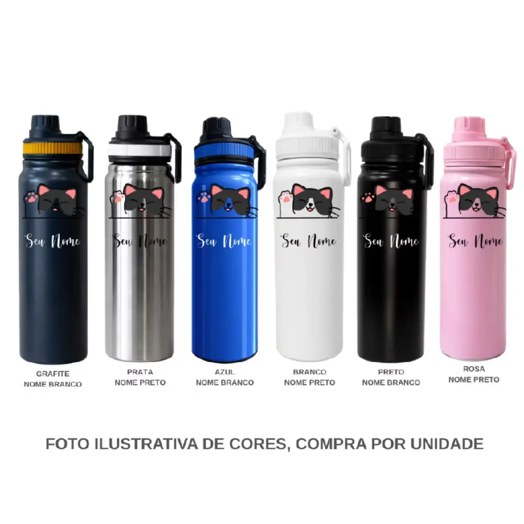 Garrafa térmica inox 800 ml pet lover personalizada — foto 11