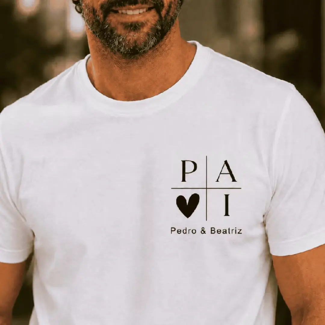 Camiseta personalizada pai com nome dos filhos — foto 3