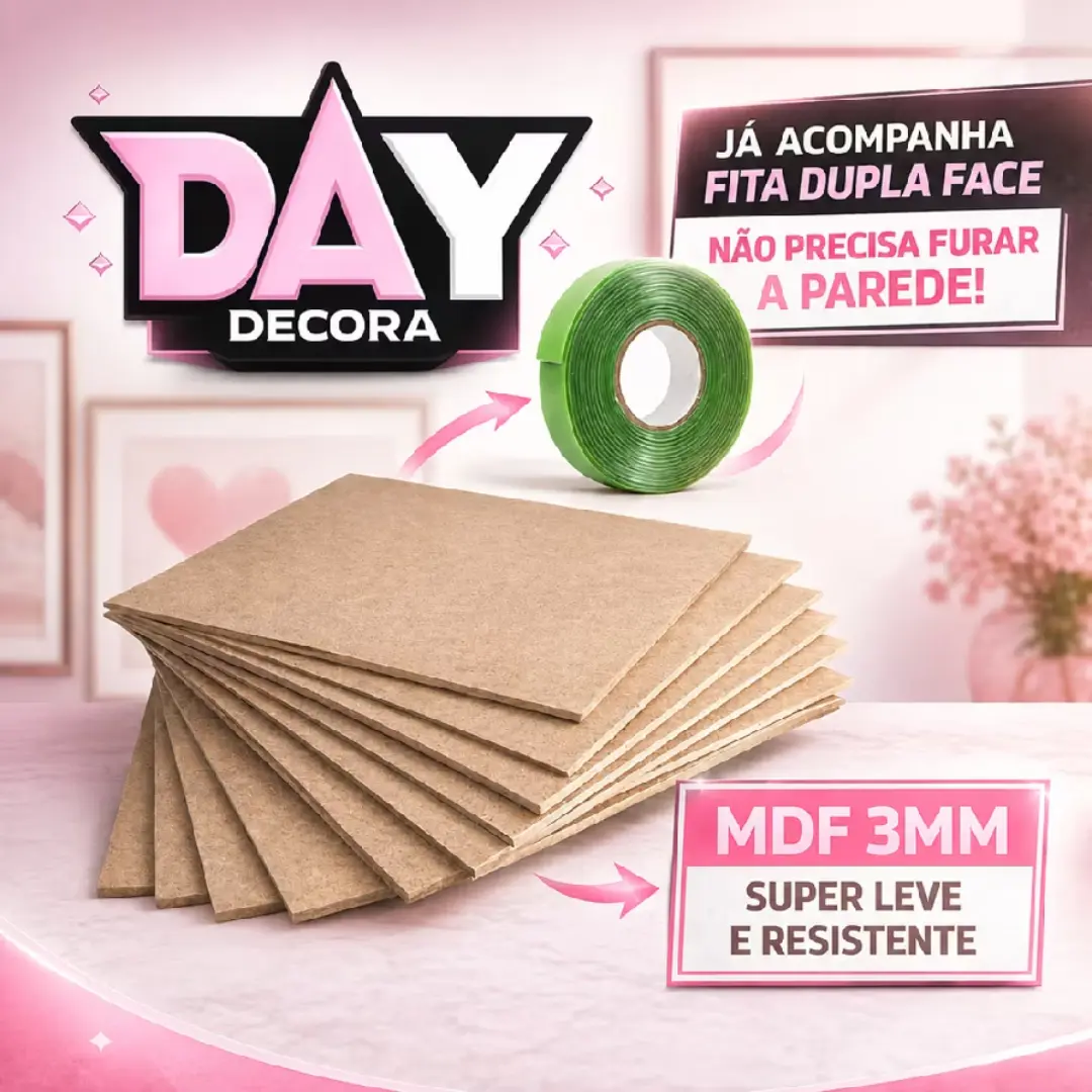 Kit 3 quadros casal — nomes e iniciais (MDF 3 mm) — foto 6
