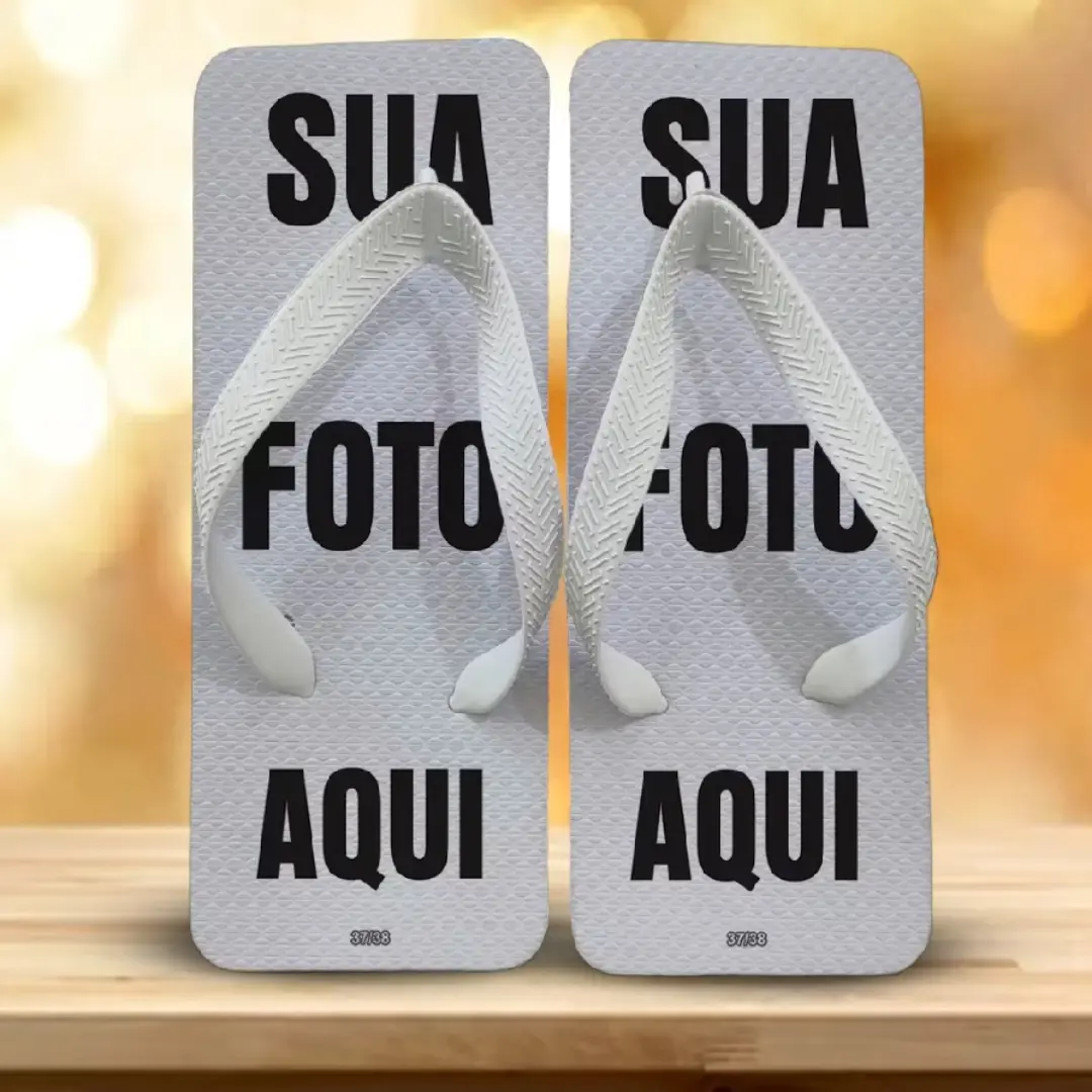Chinelo quadrado personalizado com foto — foto 2