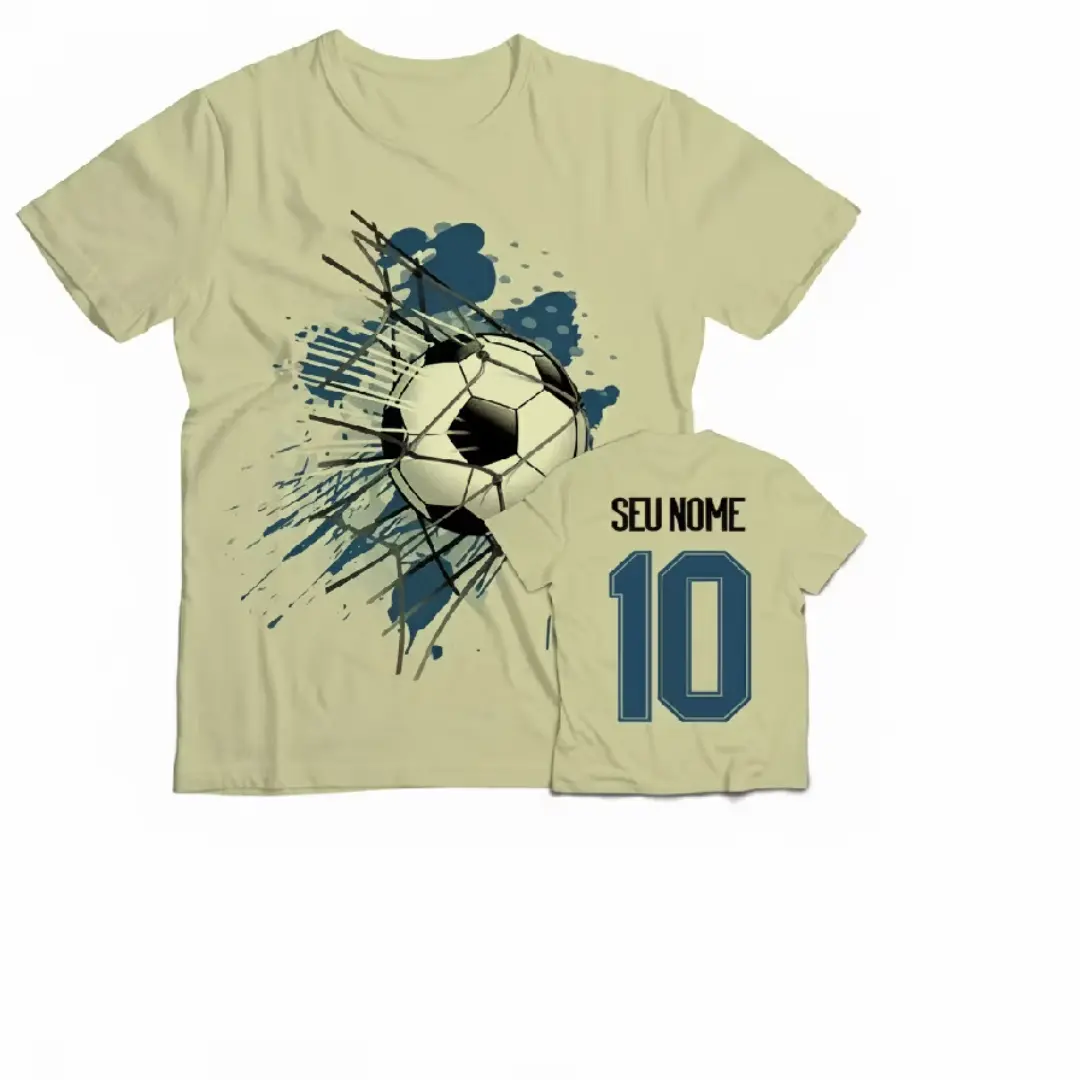 Camiseta de futebol infantil com nome e número — foto 5