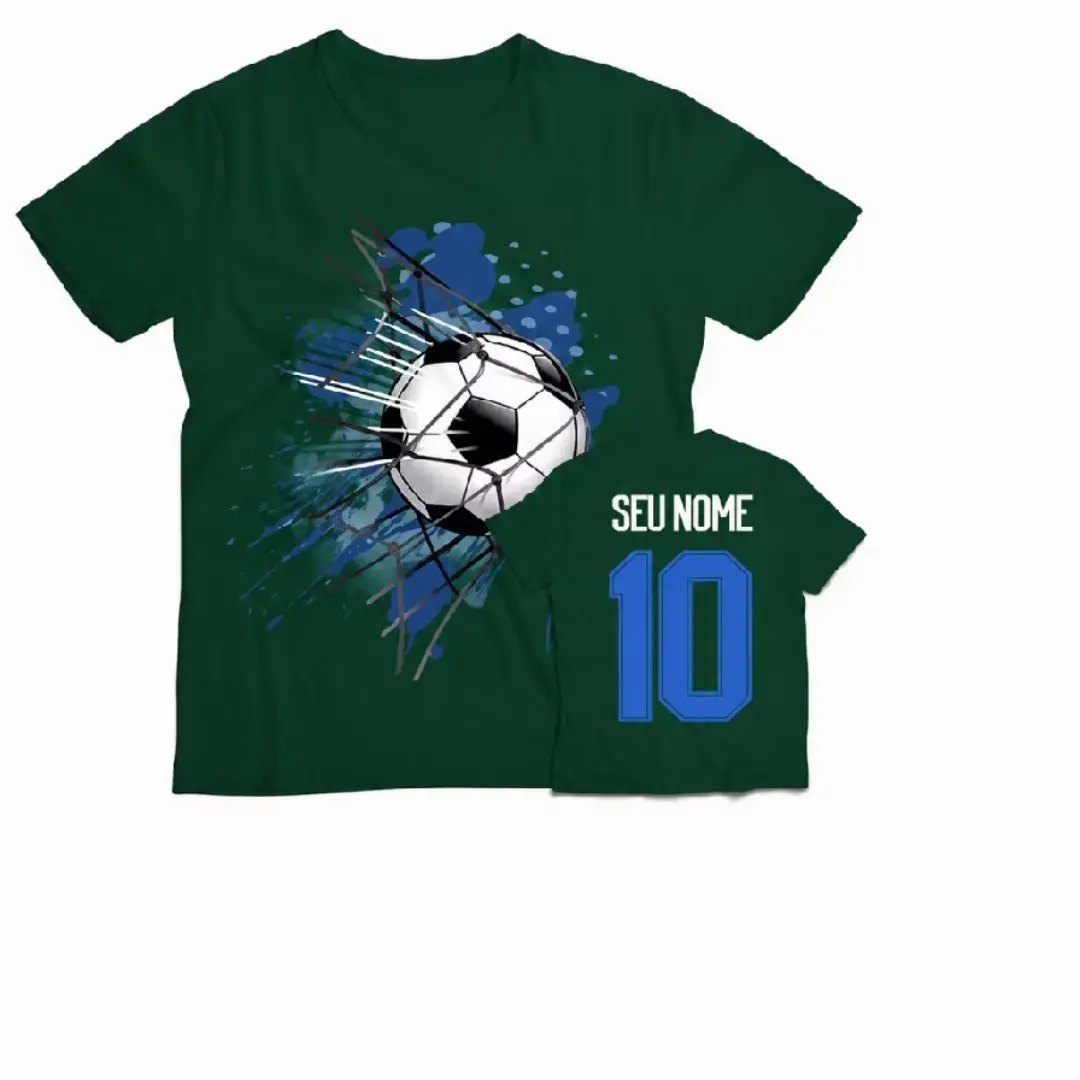 Camiseta de futebol infantil com nome e número — foto 13