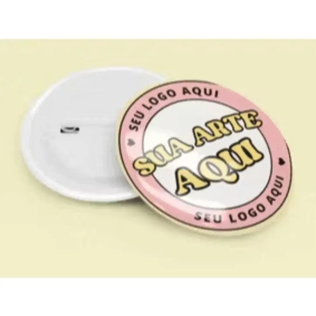 Bottons personalizados com logo (pacote 100) — foto 5