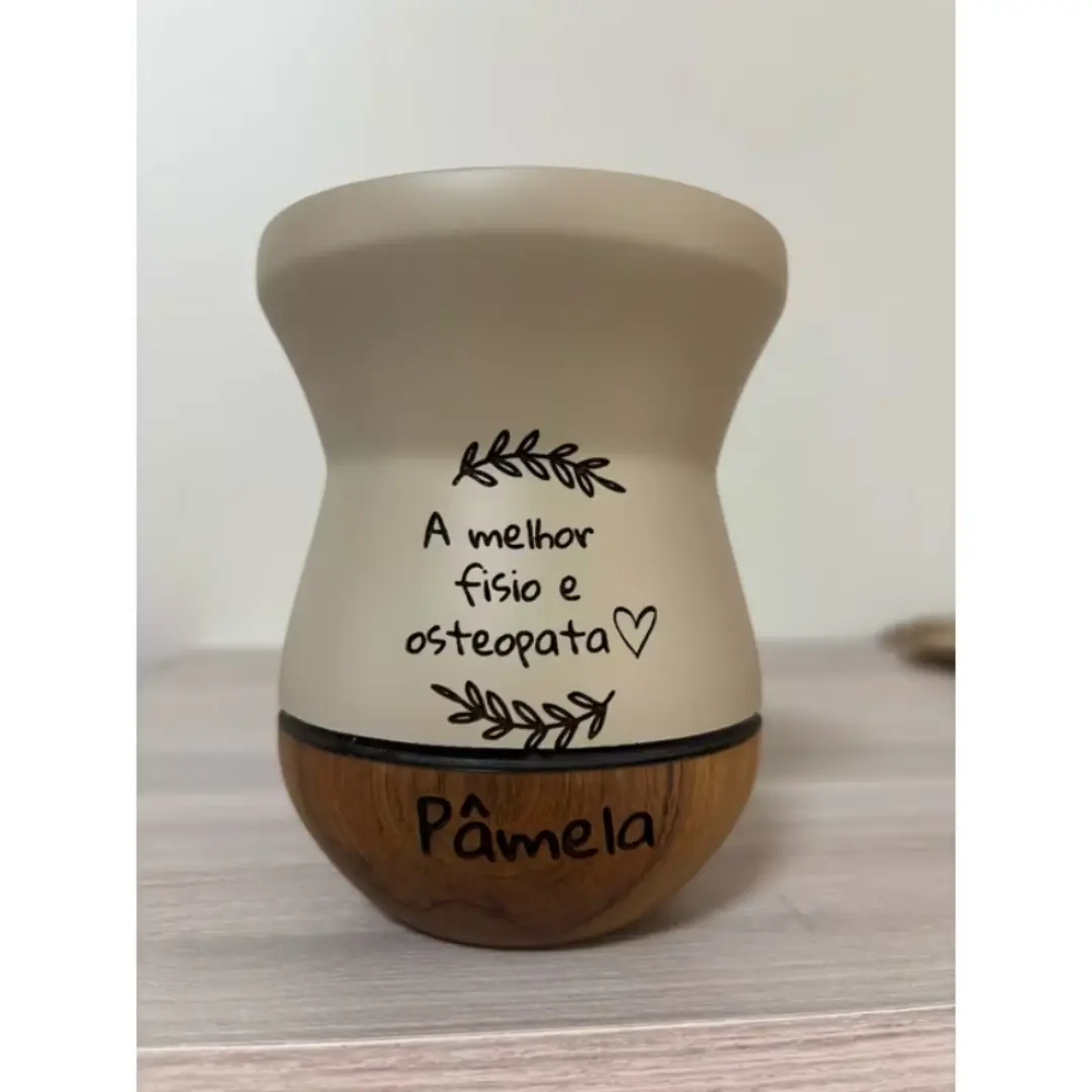 Kit cuia personalizada + bomba de inox — foto 10