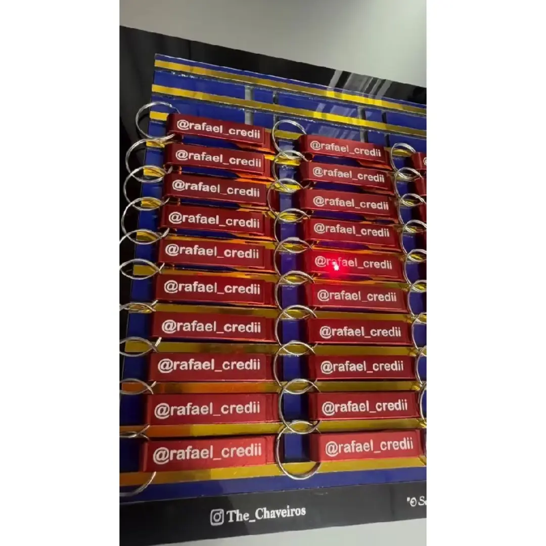 Kit chaveiros abridor personalizados — laser (até 60) — foto 7