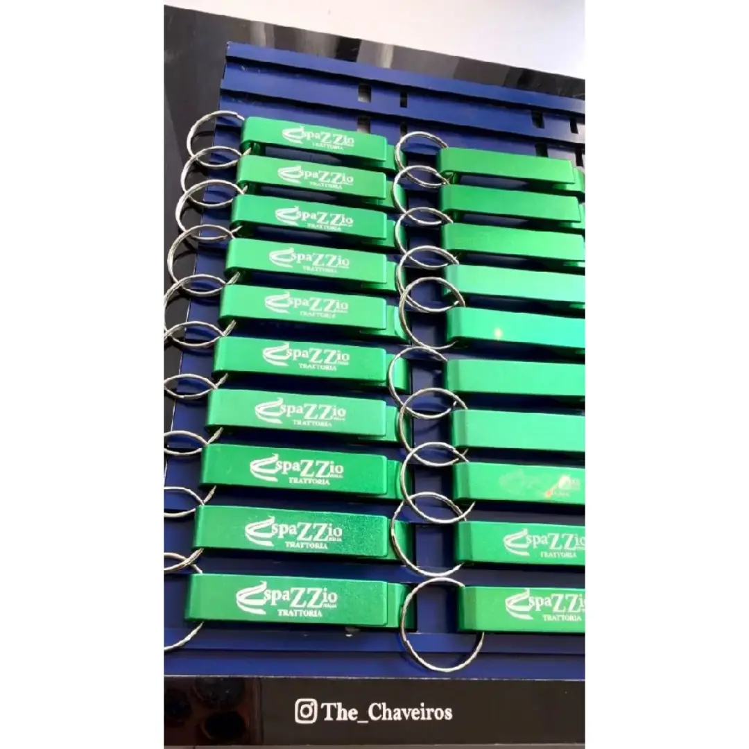 Kit chaveiros abridor personalizados — laser (até 60) — foto 8
