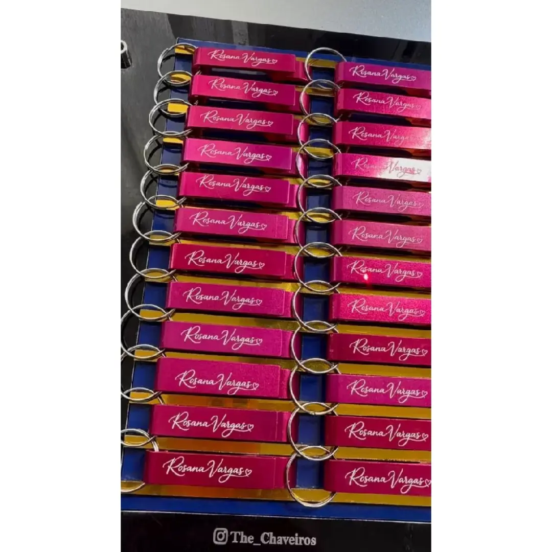 Kit chaveiros abridor personalizados — laser (até 60) — foto 9