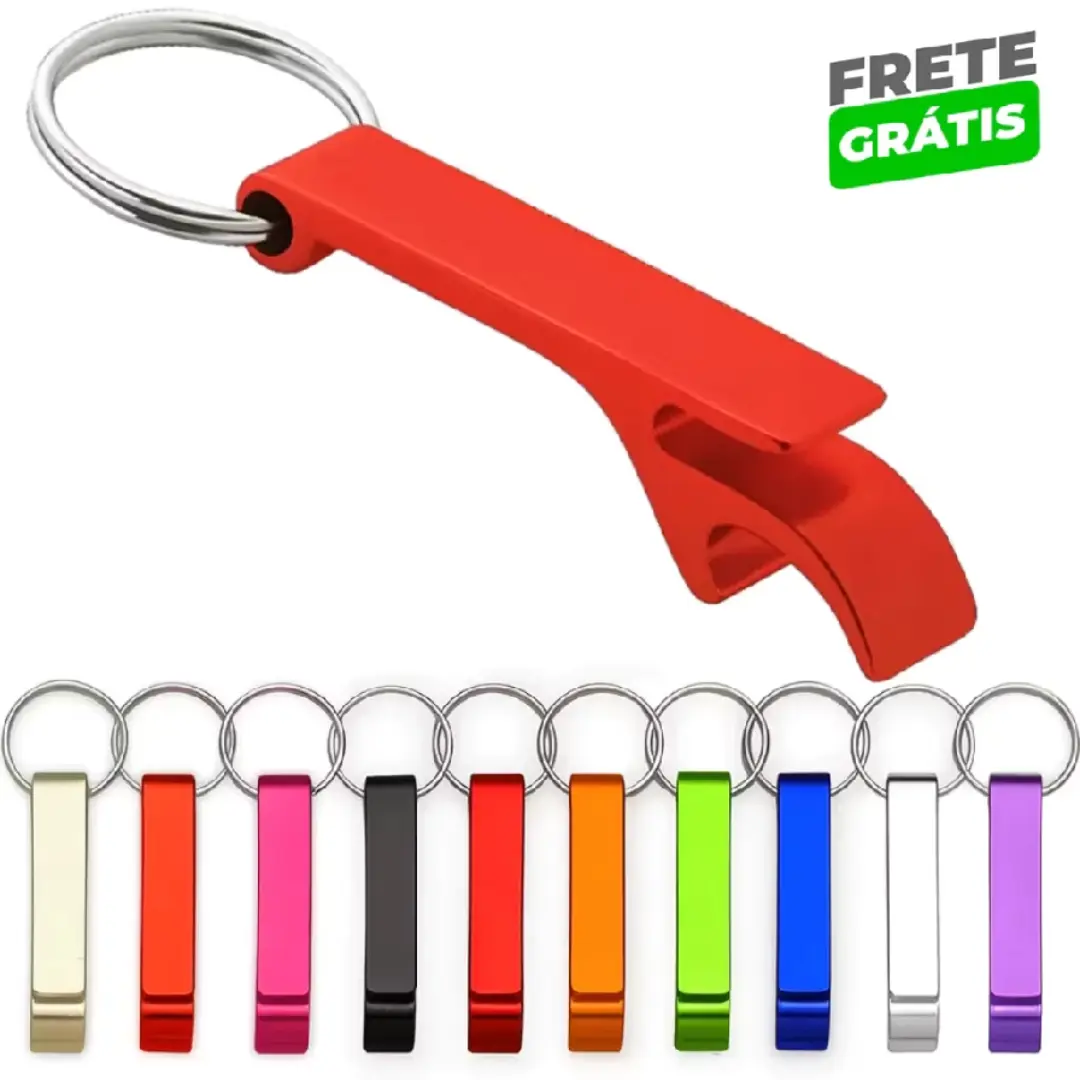 Kit chaveiros abridor personalizados — laser (até 60) — foto 11
