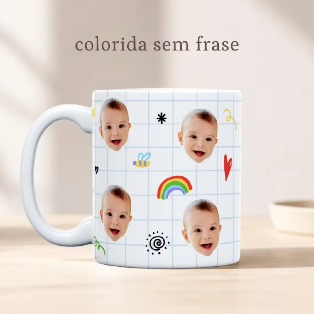Caneca 325 ml com foto rostinho personalizada — foto 4