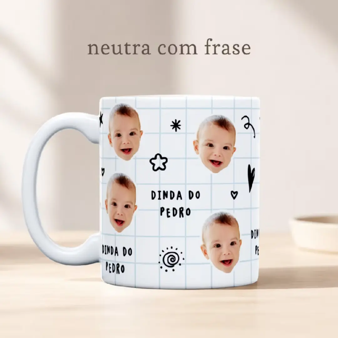 Caneca 325 ml com foto rostinho personalizada — foto 7