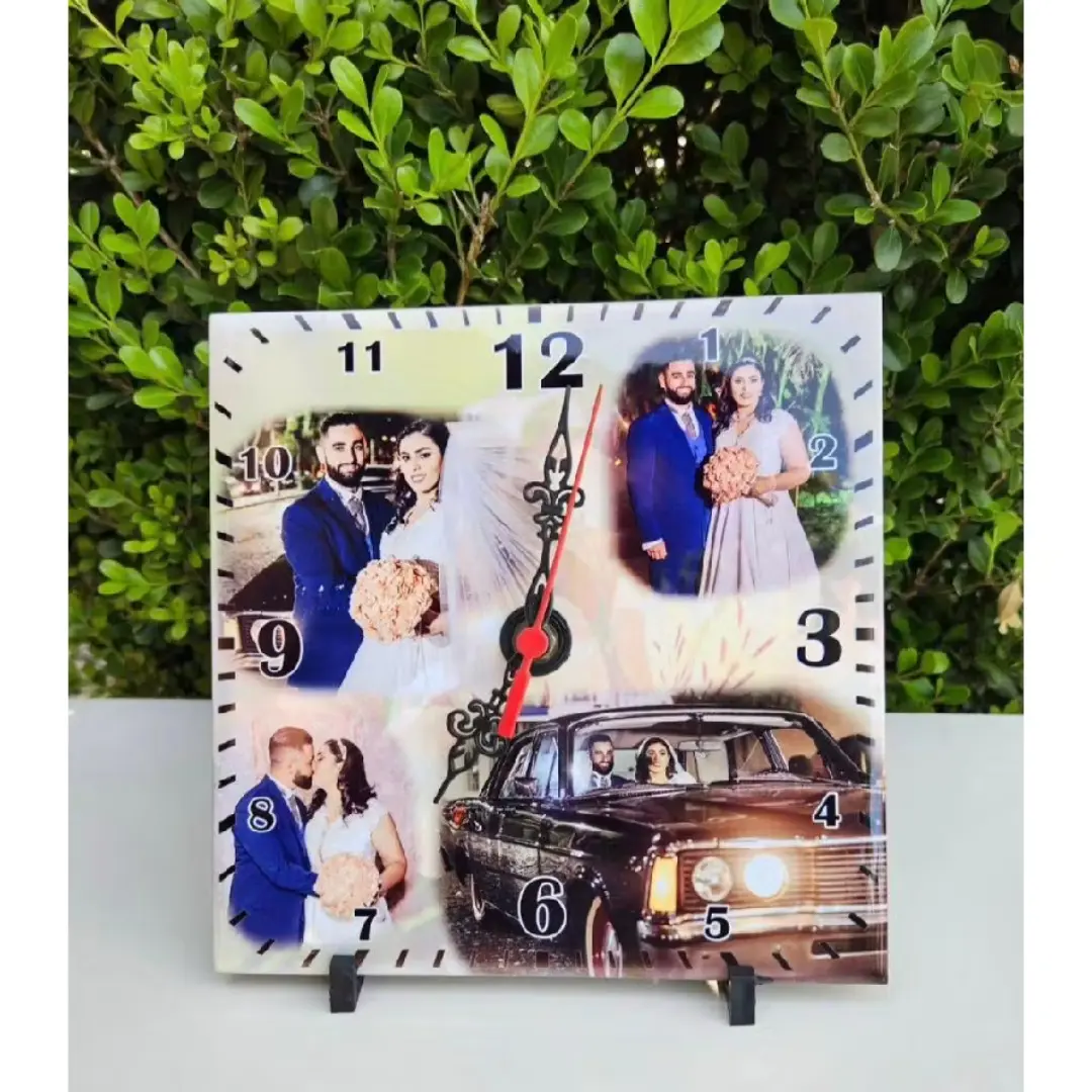 Relógio de azulejo com foto — 15×15 ou 20×20 — foto 8