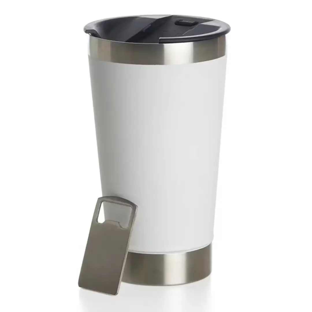 Copo térmico 473 ml — nome a laser + abridor — foto 11
