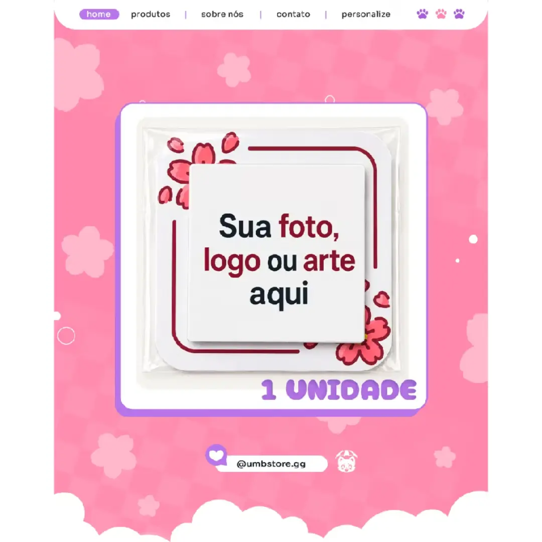 Ímã de geladeira com foto 5×5 cm — foto 10