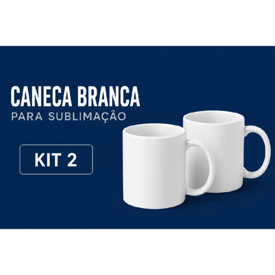 Caneca branca sublimação 325 ml (kit 2/4/6) — foto 4