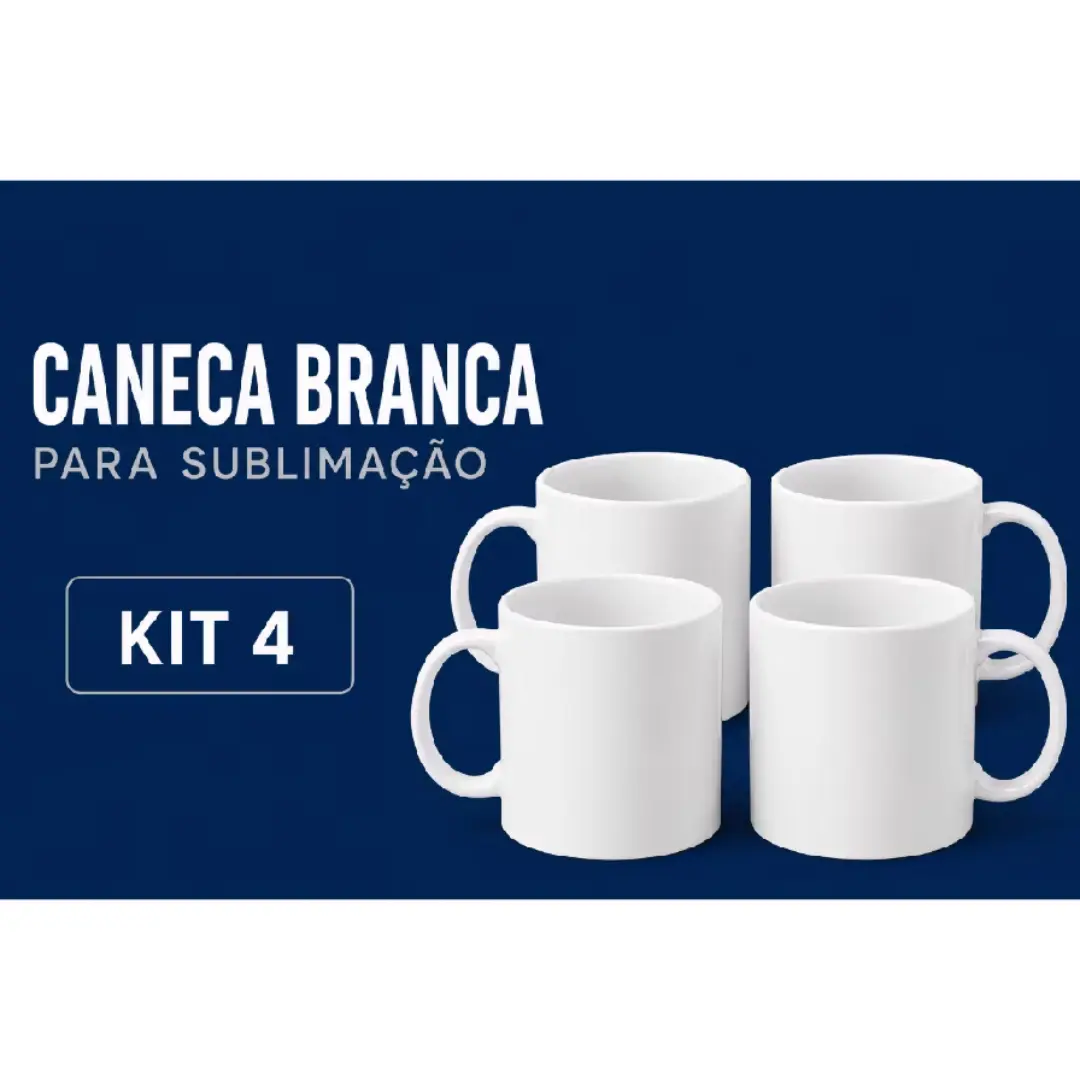 Caneca branca sublimação 325 ml (kit 2/4/6) — foto 5