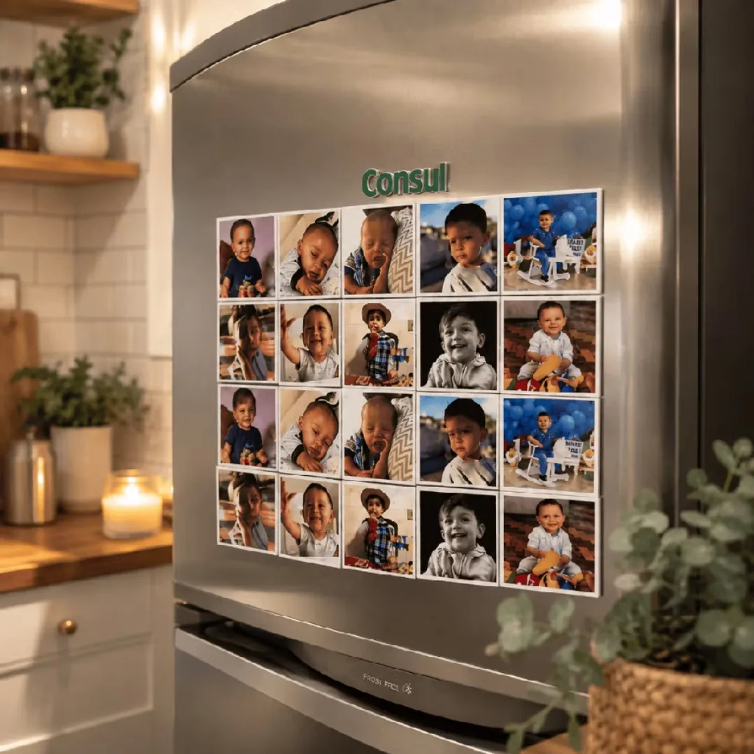 Ímã de geladeira com foto personalizada 5×5 cm (kit) — foto 4