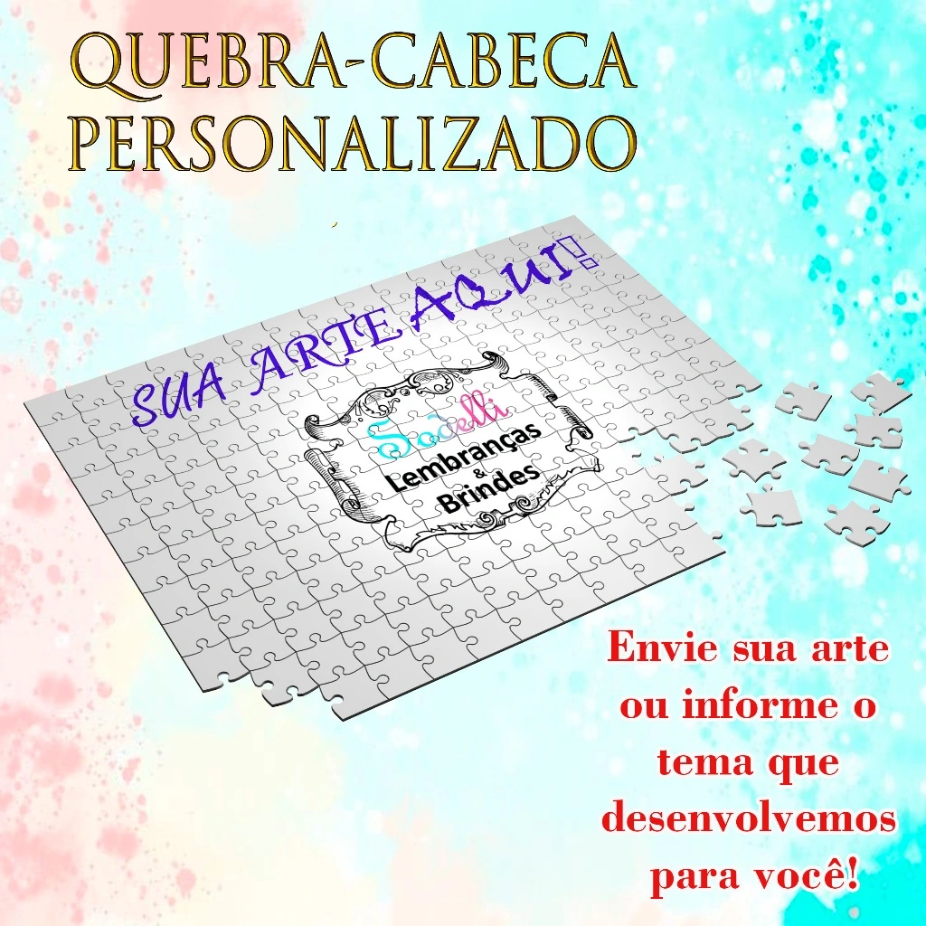 Quebra-cabeça personalizado com a sua foto