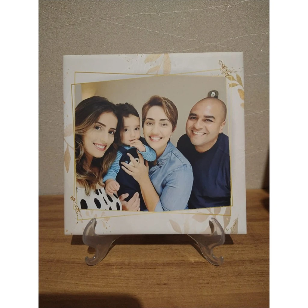 Azulejo personalizado 15×15 cm com foto ou frase