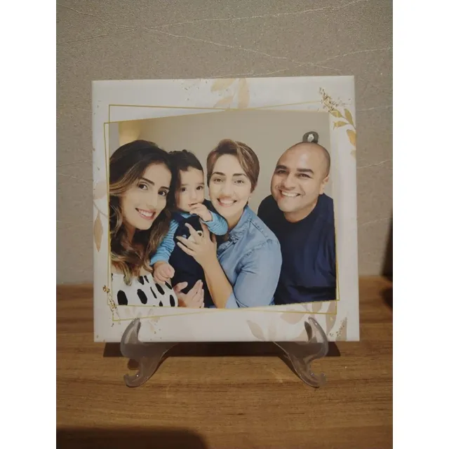 Azulejo personalizado 15×15 cm com foto ou frase